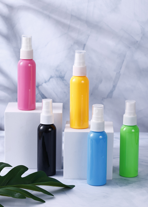 Flacon rotund de culoare solidă de 60 ml PET