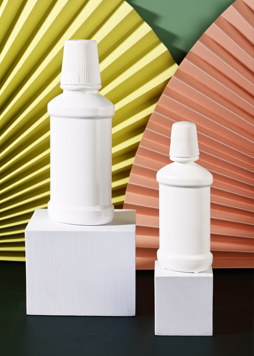 Flacon PE alb pentru apă de gură de 50-100 ml