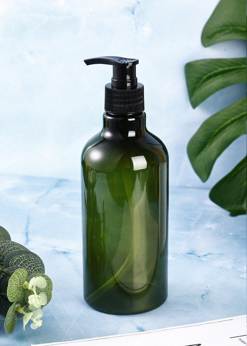 Flacon de spălat corporal cu șampon PET Olive Essence de 500 ml