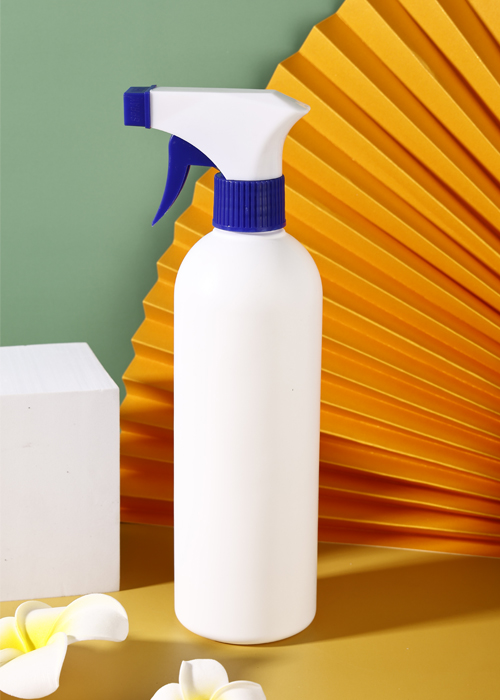 Flacon de 300 ml PE alb cilindric pentru aerograf de mână