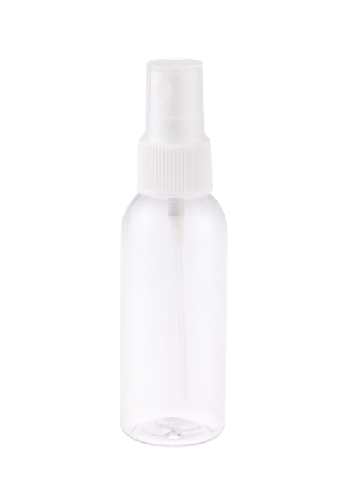 Flacon pulverizator rotund transparent de 30-100 ml PET