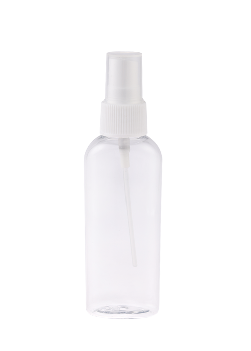 30-60ml PET flacon plat oval transparent sticla spray cu alcool