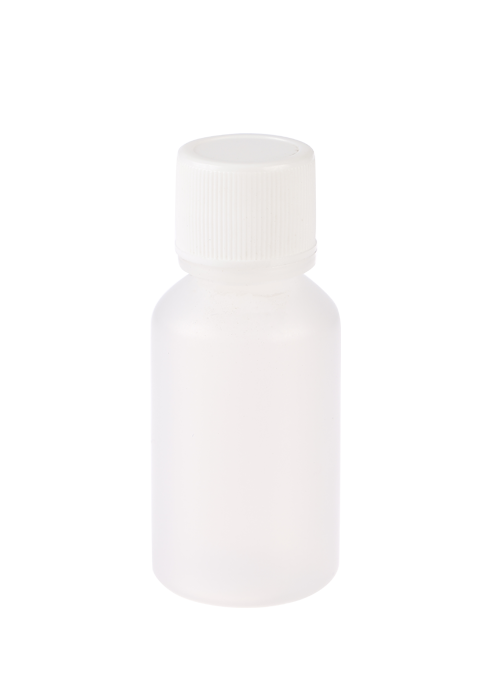 Flacon capsule albe PE de 30-60 g