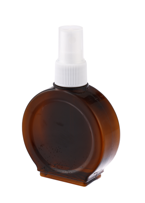 Flacon cu pulverizator plat rotund PET de 80 ml