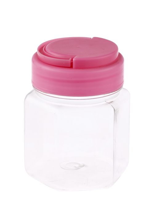 180 ml PET cu mâner cu piuliță și borcan din plastic multicereală