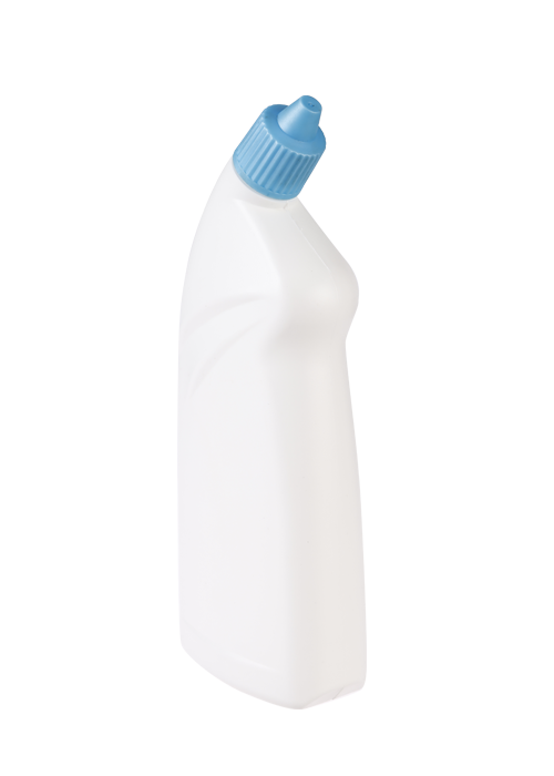 Sticla de detergent PE de 600-700 ml sticla de dezinfectant lichid de curatare a toaletei cu gura oblica