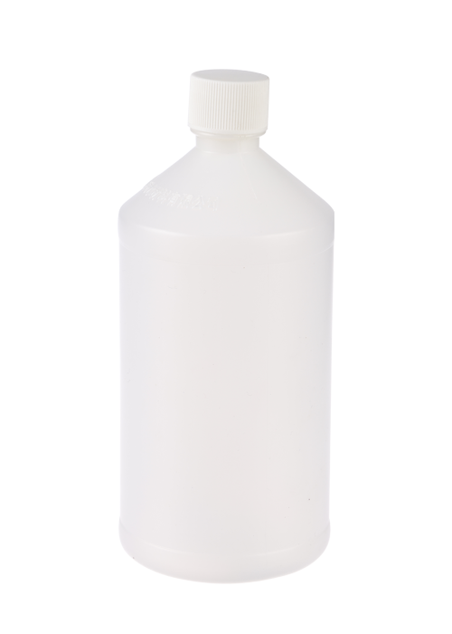 Sticla de lichid PE alb de 500 ml