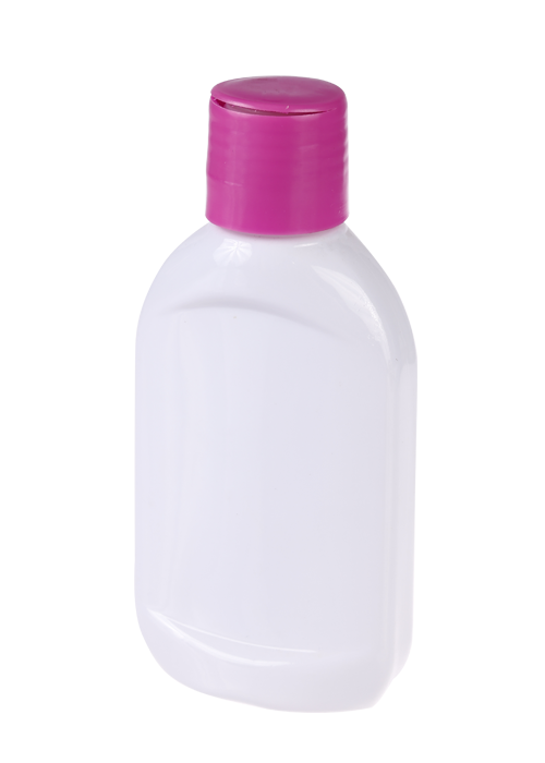 Flacon aplicator cremă albă PE de 120 ml