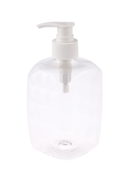 Flacon cu pompă de loțiune cu gel de ananas PET de 500 ml