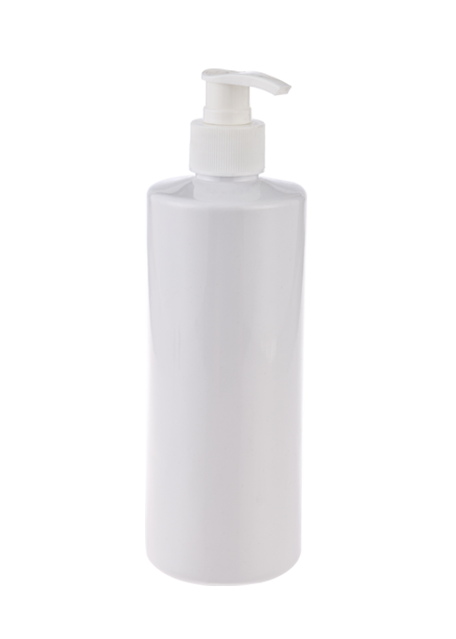 Flacon cu pompă de loțiune cu gel alb PET de 500 ml