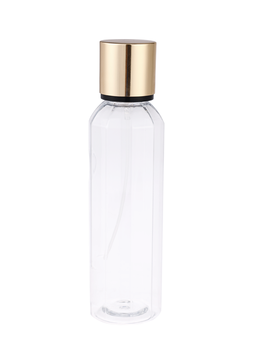 Flacon pulverizator de parfum rotund prismatic PET cu fermoar de 236-250 ml