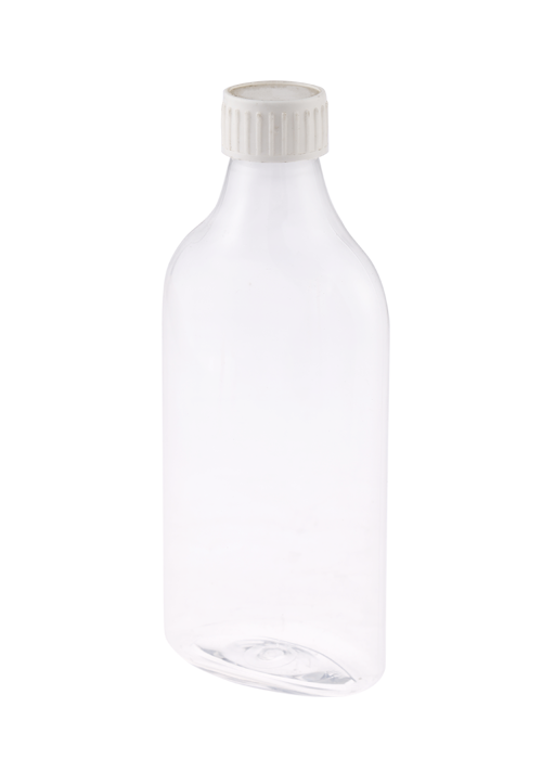 Sticla transparentă pentru băuturi PET de 400 ml