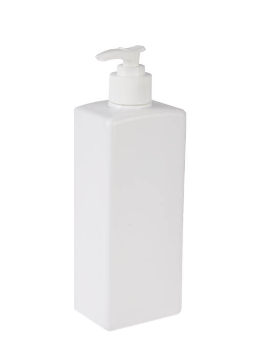Flacon cu pompă de loțiune cu gel alb PE de 500 ml
