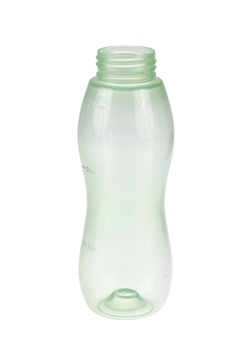 Sticla de apă pentru curățarea nazală, injecție transparentă, verde, de 300 ml
